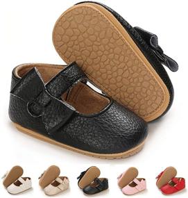 img 4 attached to 👶 TAREYKA Bownot Flats: Stylish Shoes for Infant Toddler Princess Girls