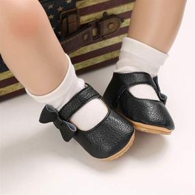 img 3 attached to 👶 TAREYKA Bownot Flats: Stylish Shoes for Infant Toddler Princess Girls