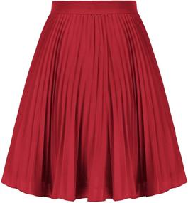 img 3 attached to 👗 GRACE KARIN Girls' Pleated Elastic Skirts & Skorts for Fashionable Girls