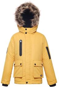 img 4 attached to 🧥 Rokka&amp;Rolla Boys' Water-Resistant Sherpa Fleece Lined Parka Winter Coat" - Enhanced SEO