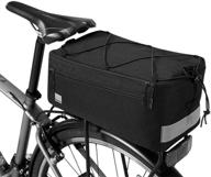 water-resistant arcenciel bike trunk 🚲 bag: panniers rear seat carrier pack logo