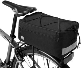 img 4 attached to Water-Resistant ArcEnCiel Bike Trunk 🚲 Bag: Panniers Rear Seat Carrier Pack