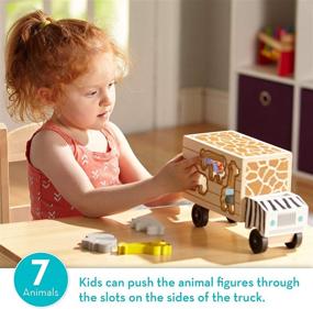img 3 attached to Повысьте интерес к играм с игрушкой Melissa & Doug Animal Rescue Shape Sorting Toy.
