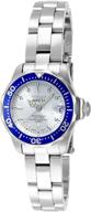 ⌚ invicta women's 14125 pro diver silver dial stainless steel watch - stylish timepiece for women logo