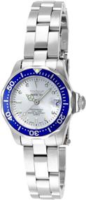 img 3 attached to ⌚ Invicta Women's 14125 Pro Diver Silver Dial Stainless Steel Watch - Stylish Timepiece for Women