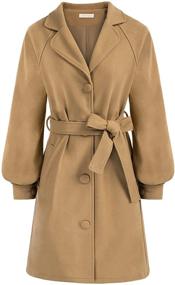 img 4 attached to Womens Peacoat Jacket Length Fancy Women's Clothing