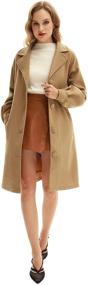 img 1 attached to Womens Peacoat Jacket Length Fancy Women's Clothing