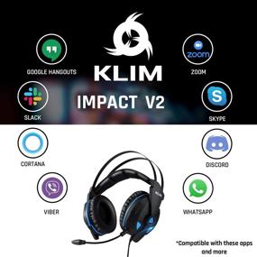 img 1 attached to KLIM Impact - USB Gaming Headset - 7.1 Surround Sound + Active Noise Cancellation - High Definition 💥 Audio + Powerful Bass - Video Games Headphones Audifonos with Microphone for PC Gamer PS4 - Noise Cancelling Optimized