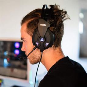 img 2 attached to KLIM Impact - USB Gaming Headset - 7.1 Surround Sound + Active Noise Cancellation - High Definition 💥 Audio + Powerful Bass - Video Games Headphones Audifonos with Microphone for PC Gamer PS4 - Noise Cancelling Optimized