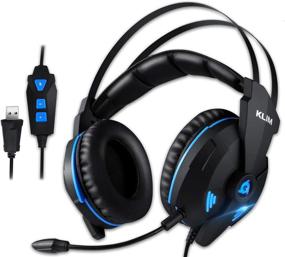 img 4 attached to KLIM Impact - USB Gaming Headset - 7.1 Surround Sound + Active Noise Cancellation - High Definition 💥 Audio + Powerful Bass - Video Games Headphones Audifonos with Microphone for PC Gamer PS4 - Noise Cancelling Optimized