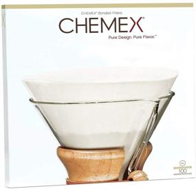 img 1 attached to Chemex Coffee Filters - Pack of 100 Chemex Bonded Unfolded 12 Inch Filter Paper Circles