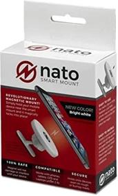 img 1 attached to Nato Smart Mount — магнитный держатель для смарт-устройств, универсальный клей (XL/белый)