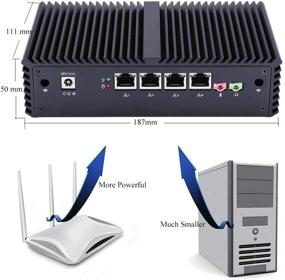 img 3 attached to Powerful Mini-ITX Linux Q330G4 Router/Firewall/Proxy/WiFi Access Point: Intel Core i3, AES-NI, 8GB DDR3 RAM, 16GB SSD, 4 Gigabit LAN Ports