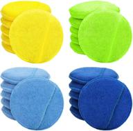 pieces microfiber applicator finger cleaning logo