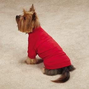 img 3 attached to 🐶 Zack & Zoey Basic Tee Shirt for Small/Medium Dogs, 14" – Vibrant Red Color