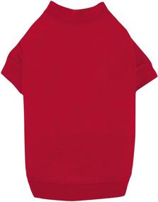 img 4 attached to 🐶 Zack & Zoey Basic Tee Shirt for Small/Medium Dogs, 14" – Vibrant Red Color