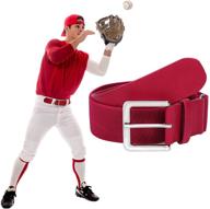 🧢 leacoolkey: ultimate comfort baseball belt accessories - adjustable & elastic for men logo