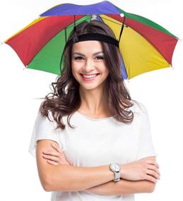 img 4 attached to ArtCreativity Umbrella Hats Portable Adjustable