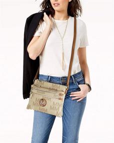 img 3 attached to Mia Collection Crossbody Bag Women Women's Handbags & Wallets and Shoulder Bags