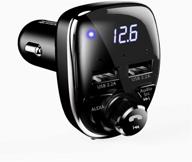 🚗 alexa-enabled 4-in-1 usb car charger with dual port, 22w / 4.4a fast charging for iphones, bluetooth car adapter, fm transmitter, wifi-based voice assistant for your car logo