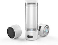 💧 alkadrops portable hydrogen water bottle: 4-mins rechargeable ionized water generator & alkaline energy cup - 300ml logo