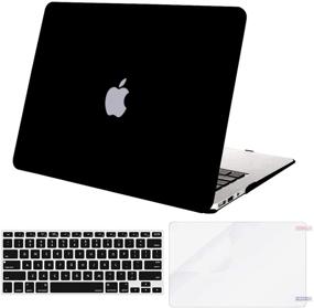 img 4 attached to 🔒 Protective Hard Shell Case for MacBook Air 13 inch (A1369 & A1466) - Complete Kit (2010-2017 Release) - Black