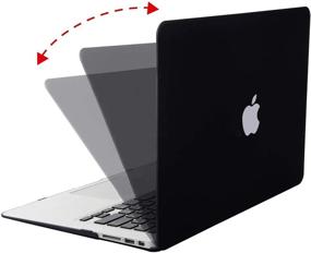 img 1 attached to 🔒 Protective Hard Shell Case for MacBook Air 13 inch (A1369 & A1466) - Complete Kit (2010-2017 Release) - Black