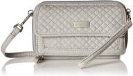 👜 vera bradley iconic rfid denim crossbody handbag & wallet set for women's crossbody bags logo