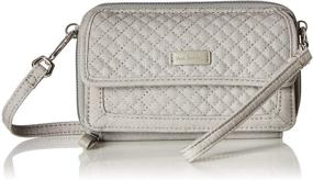 img 4 attached to 👜 Vera Bradley Iconic RFID Denim Crossbody Handbag & Wallet Set for Women's Crossbody Bags