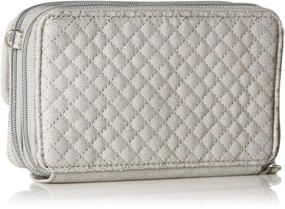 img 3 attached to 👜 Vera Bradley Iconic RFID Denim Crossbody Handbag & Wallet Set for Women's Crossbody Bags