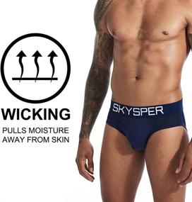 img 2 attached to 🩲 SKYSPER Men's Jockstrap: Breathable Mesh Cotton Jock Straps for Ultimate Comfort and Support