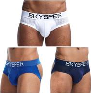 🩲 skysper men's jockstrap: breathable mesh cotton jock straps for ultimate comfort and support логотип