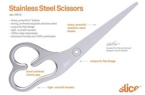 img 1 attached to 🔪 10420 100% All-Metal Scissors, (6-Pack) Food Grade - Stylish Functional Art by Karim Rashid