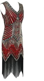 img 1 attached to Вечернее платье Meilun Sequined Flapper для женщин - модная одежда