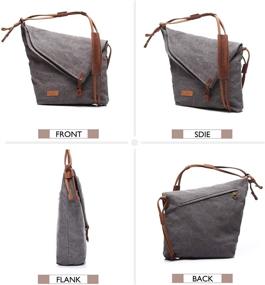 img 2 attached to Tom Clovers Crossbody Messenger Weekender Women's Handbags & Wallets for Totes