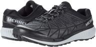 merrell mens agility synthesis black men's shoes logo