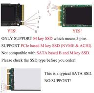 ssd адаптер конвертер m.2 nvme ssd для macbook pro 2016-2017 a1708 - коннектор 22 + 34 контакта логотип