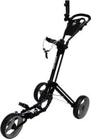 img 4 attached to 🏌️ Qwik-Fold 3-Wheel Golf CART with Foot Brake - Instant Open & Close in Just ONE Second!