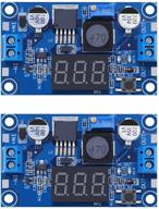 d-планета [2 шт.] преобразователь напряжения buck lm2596s step-down мощностной модуль регулятор напряжения 36v 24v 12v до 5v 2a стабилизатор напряжения с жк-дисплеем логотип