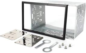 img 4 attached to 🚗 Vanku Double Din Installation Mounting Kit - Universal Metal Fitting Cage for 2 DIN Car Stereo Radio