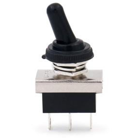 img 3 attached to 🚗 Baomain Car Toggle Switch SPDT ON-OFF 3 Pin 2 Position 12V 25A with Weatherproof Cover for Automotive Use