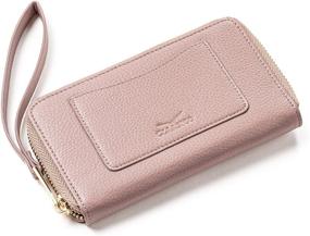 img 3 attached to Органайзер для чеков Claasico Womens Wristlet