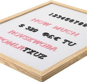 img 3 attached to 📝 Letter Board with 376 Plastic Letters