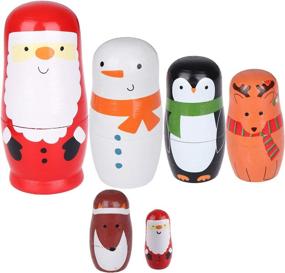 img 4 attached to Versatile Aliyaduo Matryoshka Christmas 🎃 Decoration: Perfect for Halloween and Beyond