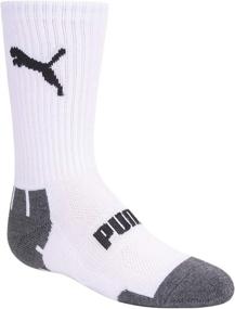 img 3 attached to PUMA Boys' Pack of 6 Crew Cut Socks for Enhanced SEO