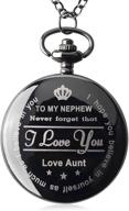 pocket watch my nephew necklace logo