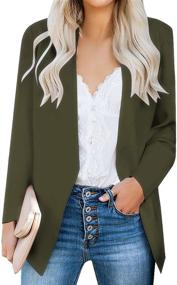 img 1 attached to 👩 GRAPENT Women's Business Cardigan: Stylish Outerwear for Suiting & Blazers