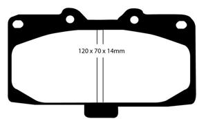 img 1 attached to Тормозные колодки EBC Brakes DP31200C Redstuff Ceramic