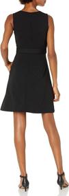 img 3 attached to 👗 Lark Ro Women's Sleeveless Flare Dress: Stylish and Flattering Women's Clothing Option