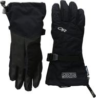 перчатки для активного отдыха outdoor research ambit с угольным наполнителем: высококачественное снаряжение для лучшей производительности. логотип